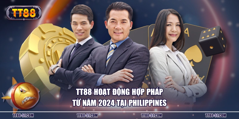 TT88 hoạt động hợp pháp từ năm 2024 tại Philippines